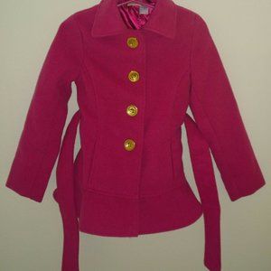 Canyon River Blues Pink Faux Wool Jacket Girls 4